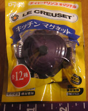 NEW Le Creuset DyDo Magnet Miniature Dark Purple Cocotte D'Amour from Japan