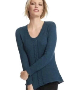 Cabi 470 Sweater Womens Extra Small Xs Shirt Blue