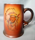 1905 Mug Tankard Native American Indian Chief USONA Goodwin Pottery