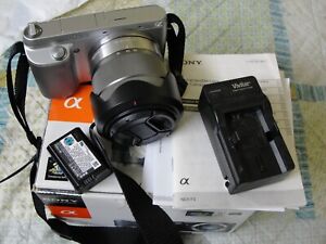 Sony Alpha NEX-F3K 16.1MP Digital Camera - Black (Kit w/ E OSS 18-55mm Lens)