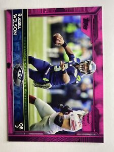 RUSSELL WILSON 2015 TOPPS PINK SP 285/499 SEAHAWKS 🔥 BRONCOS 🔥MINT‼️