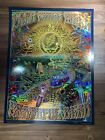 Grateful Dead Poster Mike DuBois Fare Thee Well Foil Hologram Art Golden Road 50