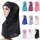 Islamic Women Hijab Wrap Shawl Muslim One Piece Amira Turban Instant Scarf Stole