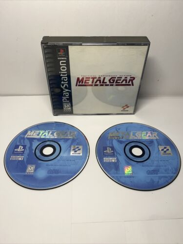 Metal Gear Solid - PlayStation 1 PS1 Black Label No Manual
