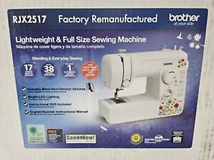 Brother RJx2517 Stitch Sewing Machine with Power Pedal Factory Remanufactured