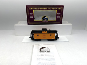 MTH Premier 20-91582 Milwaukee Road N-6b Caboose Operating Signal Man O Used MRR