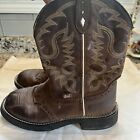 Justin Gypsy L9909 Women's Cowboy Western Boots Brown Leather Size 8.5B