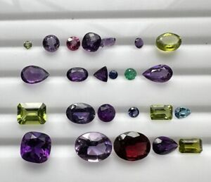 Lot of Natural Stones- 17.50 Carats- some chipped.