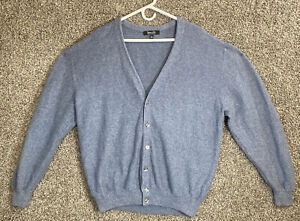 Cypress Links Cardigan Sweater Mens XL Blue Button Up Relaxed Casual Sportswear