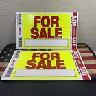 FOR SALE Sign Decal, 2 Pack, Removable Window Sticker, 6.5