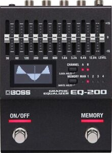 BOSS EQ-200 Graphic Equalizer Guitar Effects Pedal from Japan Brand New F/S