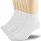 For Mens Womens Ankle Low Cut Quarter Cotton Athletic Sports Running Socks 9-13