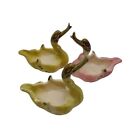 Swan Hull Small Set of Three One Pink Two Chartreuse