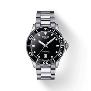 Tissot Seastar 1000 40mm Black Dial Swiss Made Dive Watch T1204101105100