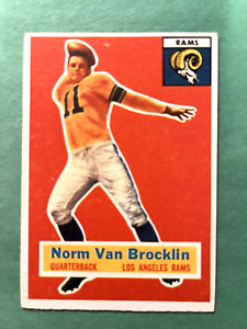 1956 TOPP #6 NORM VAN BROCKLIN