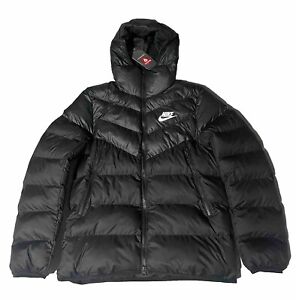 Nike Primaloft Black Puffer Coat Jacket Parka DV5121-010 Windrunner Size M-2Xl