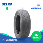 Set of (4) Used 225/60R18 Goodyear Assurance Outlast 100H - 9.5-11/32