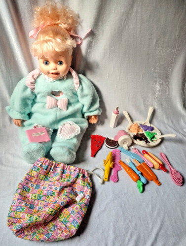New ListingVTG 98 PLAYMATES Amazing Amy Doll w/ Clothes, Accessories and She WORKS! VIDEO