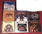 Lot Of 7 Deep Purple Rainbow Jewel Cases And Artwork Inlays ONLY No Cds