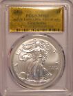 2016 PCGS MS69 Gold Label 30th Anniversary First Strike American Silver Eagle~