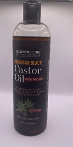 MAJESTIC PURE Jamaican Black Castor Oil for Hair Growth & Natural Skin Care -