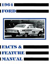 1964 Ford Facts & Features Sales Brochure Literature Book Specifications