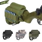 Tactical Butt Stock Rifle Cheek Rest Pouch Bullet Holder Bag Accessories Pouches