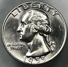 1955-D Washington Silver Quarter BU++ Brilliant Uncirculated Better Date US Coin