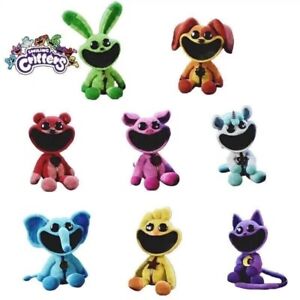 Pack Of 8 Smiling Critters Figure Plush Doll Catnap Hoppy Hopscotch Doll Toys
