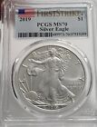 2019 American Silver Eagle ASE S$1 First Strike PCGS MS70