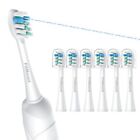 FitMount 6 Pack Toothbrush Replacement Heads Compatible with Sonic Fusion 2.0,