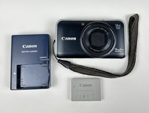 New ListingCanon PowerShot SX210 IS 14.1MP Digital Camera - Black - 1 Battery + Charger
