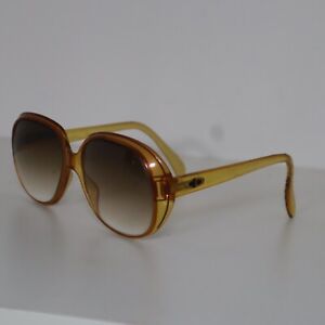 Vintage Christian Dior 2114 30 Orange Glasses Frames 1970s 52-14-130mm