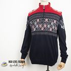 DALE OF NORWAY Heia Norge Men's Limited Edition Merino Wool 1/4 Zip Sweater M/L