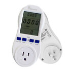 US Plug-in LCD Electricity Power Usage Consumption Meter Outlet Energy Monitor