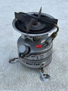 Vintage Coleman Peak 1 Feather Model 442 Dual Fuel Backpacking Camping Stove