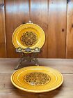 2 Sheffield Sierra Ironstone Bread Plates 6” 1970s Tan Brown Speck Replacements
