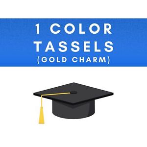 Class Act Graduation Graduation Tassel - 2019-2024 - Gold Charm - 1 Color