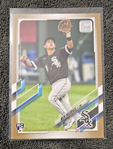 Nick Madrigal 2021 Topps Series 1 #197 Rookie RC Gold Parallel #'d 942/2021