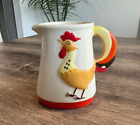 Vintage Small Ceramic Holt Howard Painted Rooster Creamer