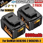2 Pack For DeWalt 20V Max XR 9.0AH Lithium Ion Battery DCB206-2 DCB205-2 Compact