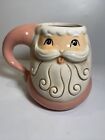 28 Oz Johanna Parker Design Santa Pink Coffee Tea Mug Christmas Vintage Retro