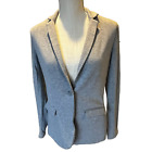 Magaschoni rayon knit  blend grey blazer.  Single button front.  Size small