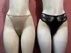 Lot of 2 Victoria’s Secret Thong Panty Size Large  *New With Tags*