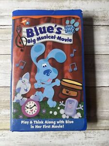 Blues Clues Big Musical Movie VHS Tape  Steve Periwinkle Blues First Movie 2000
