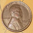 1914-P Lincoln Wheat Cent   CHOICE VERY FINE/ FAST  SECURE SHIPPING!