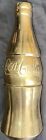 Vintage Early Brass Coca Cola Bottle Wide Mouth Lip Ver. Collectible Nice! LOOK!