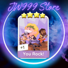 Monopoly go 4 Star sticker ⭐️Set23-You Rock!⚡Fast delivery⚡read description❗