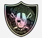 Las Vegas Raiders Holographic Mexico STICKER- Football Raiders Oakland NFL