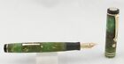 Wahl-Eversharp Gold Seal Jade Green & Gold Fountain Pen - 14kt Nib - 1930's